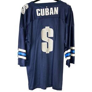 Rare 2003 Custom Mark Cuban $ Dallas Mavericks Jersey XL